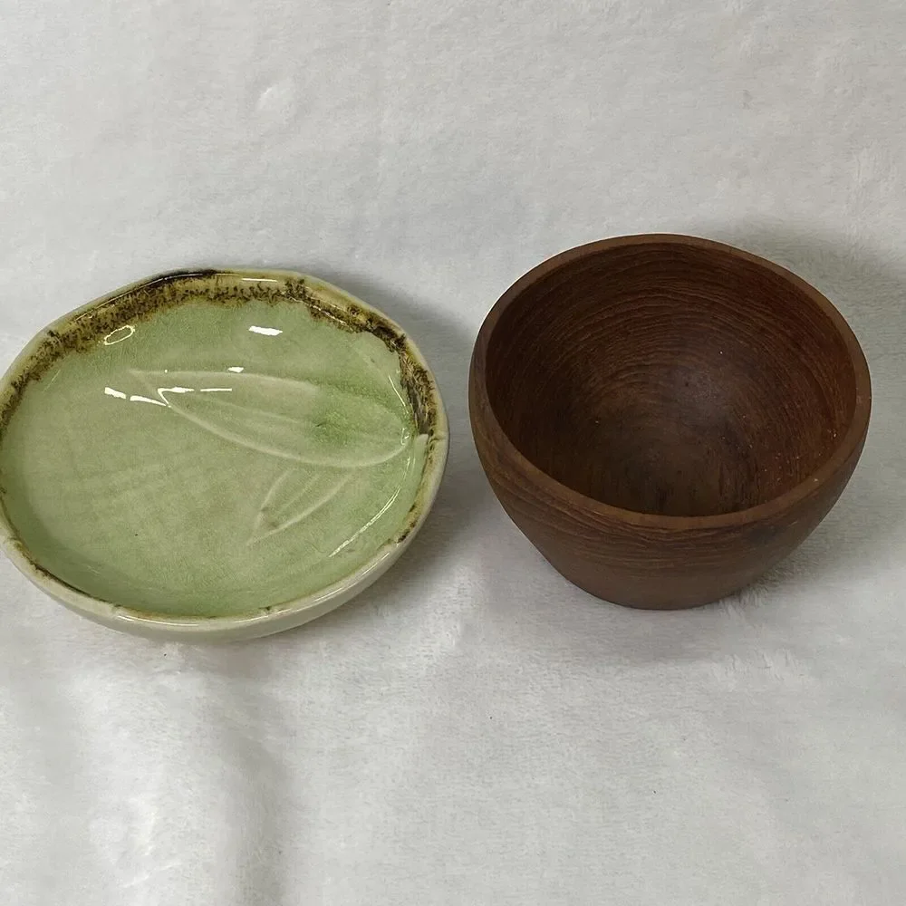 Vintage Mid Century B&B Carved Teak Wood Bowl Thailand 4